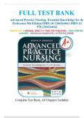 Test Bank Complete&lowbar; Advanced Practice Nursing&colon; Essential Knowledge for the Profession 5th Edition&comma; &lpar;2026&rpar; By Susan M&period; DeNisco &lpar;Author&rpar; All Chapters 1-32&vert; 6 Units&vert; Latest Version With Detailed Answers