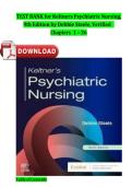 TEST BANK For Keltners Psychiatric Nursing&comma; 9th Edition By Debbie Steele&comma; Verified Chapters 1 - 36&comma; Complete Newest Version&period;