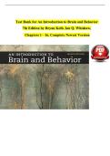 Test Bank for An Introduction to Brain and Behavior&comma; 7th Edition by Bryan Kolb&comma; Ian Q&period; Whishaw & G&period; Campbell Teskey &vert; ISBN&colon; 9781319254384 &vert; Complete Chapters 1-16 &vert; A&plus; Grade &vert; Downloadable PDF