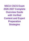 NSCA CSCS Exam 2026 2027 Complete Overview Guide with Verified Content and Expert Preparation
