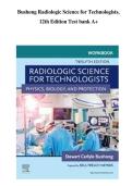 Test Bank For Radiologic Science for Technologists 12th Edition by Bushong Chapter 1-40 &lbrack;Updated 2026&sol;2027