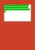 Comprehensive Case Study&colon; 60- Year-Old Female Patient with Shortness Of Breath &lpar;CLASS 6531&rpar; I human Case Analysis Week &num;7