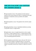QMB 3200 EXAM SCRIPT 2026 QUESTIONS WITH ANSWERS GRADED A&plus;