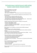 PCI Practice Exam 3 with all Correct & 100&percnt; Verified Answers &vert;Latest Version &vert;Already Graded A&plus;