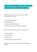 QUALYS VMDR TRAINING ACTUAL EXAM 2026 QUESTIONS WITH ANSWERS GRADED A&plus;