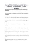 CompTIA A&plus; 1200 Series &lpar;220-1201 & 220-1202&rpar; Questions and Correct Answers