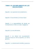 TEMA 5&colon; EL INCUMPLIMIENTO DE LAS OBLIGACIONES