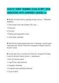 QUALYS VMDR TRAINING EXAM SCRIPT 2026 QUESTIONS WITH ANSWERS GRADED A&plus;