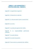 TEMA 8&colon; LAS GARANT&Iacute;AS Y PROTECCI&Oacute;N DEL CR&Eacute;DITO&period;