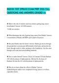 RADON TEST SPRUCE EXAM PREP 2026 FULL QUESTIONS AND ANSWERS GRADED A&plus;