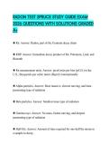 RADON TEST SPRUCE STUDY GUIDE EXAM 2026 QUESTIONS WITH SOLUTIONS GRADED A&plus;