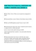 RAMP PRACTICE EXAM FULL QUESTIONS AND CORRECT ANSWERS 2026 GRADED A&plus;