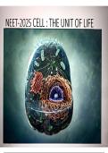 NEET 2025&colon; Cell - The Unit of Life &lpar;High-Yield NCERT Hotlines&rpar;