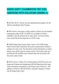 RANGE SAFETY EXAMINATION TEST 2026 QUESTIONS WITH SOLUTIONS GRADED A&plus;