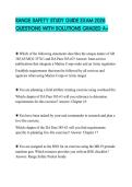 RANGE SAFETY STUDY GUIDE EXAM 2026 QUESTIONS WITH SOLUTIONS GRADED A&plus;
