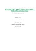WGU D156 LENOX TURN IN COPY &vert;LATEST UPDATE WITH COMPLETE SOLUTIONS