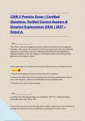 CAIB 3 Practice Exam &vert; Certified Questions&comma; Verified Correct Answers & Detailed Explanations &vert;2026 &vert; 2027 &ndash; Rated A&period;     