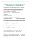 MCBC Exam Medicare with all Correct & 100&percnt; Verified Answers &vert;Latest Version &vert;Already Graded A&plus;