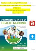 test bank for community public health nursing promoting the health of populations 8th edition by mary a nies melanie mcewen 2025 2026