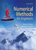 &lpar;Ebook&rpar; Numerical Methods for Engineers &ndash; 8th Edition &lpar;Chapra&comma; 2021&rpar; - PDF