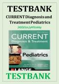 Comprehensive Test Bank for Current Diagnosis and Treatment Pediatrics&comma; 24th Edition by William Hay&period;