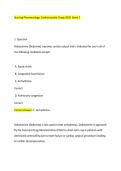Nursing Pharmacology Cardiovascular Drugs 2026 Exam