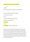 Nursing Pharmacology Cardiovascular Drugs 2026 Exam