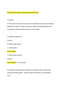 Nursing Pharmacology mmunologic Drugs 2026 Exam