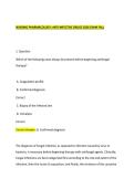 NURSING PHARMACOLOGY ANTI-INFECTIVE DRUGS 2026 EXAM
