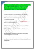 TEXAS GENERAL LINES LIFE&comma; ACCIDENT AND HEALTH INSURANCE SECTION I Exam Questions and Answers Tested and Approved Graded A&plus; 2026 New Update