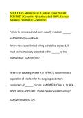 NICET Fire Alarm Level II Actual Exam Newest 2026&sol;2027 &vert; Complete Questions And 100&percnt; Correct Answers &lpar;Verified&rpar; &vert; Graded A&plus;&period;