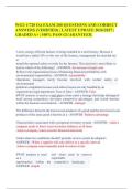 WGU C720 OA EXAM 200 QUESTIONS AND CORRECT ANSWERS &lpar;VERIFIED&rpar; &vert; LATEST UPDATE 2026&sol;2027 &vert; GRADED A&plus; &vert; 100&percnt; PASS GUARANTEED&period;