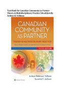 Test bank-Canadian Community as Partner Theory & Multidisciplinary Practice 5th edition By Ardene R&period; Vollman