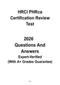HRCI PHRca Certification 2026 Review &vert; Professional in HR California Exam Prep PDF