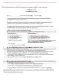NSG 6998 Individual Success Plan &vert; 2026 Update with complete solutions - South University&period;