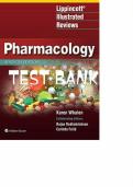 Test Bank&colon; Lippincott&reg; Illustrated Reviews&colon; Pharmacology &lpar;7th Edition&rpar; &ndash; Karen Whalen
