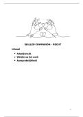 Recht&colon; Skilled companion - 4e jaar verpleegkunde