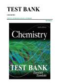 Test Bank&colon; Chemistry &lpar;9th Edition&rpar; &ndash; Steven S&period; Zumdahl & Susan A&period; Zumdahl