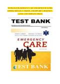 EMERGENCY CARE 14TH EDITION BY DANIEL  LIMMER&comma; MICHAEL F&period; O&rsquo;KEEFE&comma; AND EDWARD T&period; DICKINSON &ndash;  LATEST AND COMPLETE UPDATE 