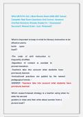 WGU D676 Pre OA &vert;&vert; Most Recent Exam 2026-2027 Actual  Complete Real Exam Questions And Correct  Answers                &lpar;Verified Answers&rpar; Already Graded A&plus; &vert; Guaranteed                     Success&excl;&excl;&vert; Newest Exam &vert; Just  Released&excl;&excl;