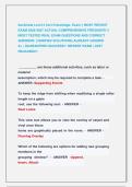 Xactimate Level 2 Cert Knowledge&period; Exam &vert;&vert; MOST RECENT   EXAM 2026-2027 ACTUAL COMPREHENSIVE FREQUENTLY  MOST TESTED REAL EXAM QUESTIONS AND CORRECT  ANSWERS  &lpar;VERIFIED SOLUTIONS&rpar; ALREADY GRADED                     A&plus; &vert; GUARANTEED SUCCESS&excl;&excl;  NEWEST EXAM &vert; 