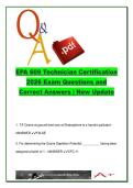 EPA 609 Technician Certification 2026 Exam &lpar;120 Questions&rpar; &ndash; Ozone Depletion&comma; Refrigerant Handling&comma; MVAC Regulations & Clean Air Act Compliance Complete Q&A