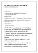 BSC2086 EXAM 3 AND 4 QUESTIONS WITH COMPLETE SOLUTIONS