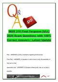 INSR 310 Final Ferguson 2026 &lpar;400 Questions&rpar; &ndash; Risk Management&comma; Insurance Contracts&comma; Life Insurance&comma; Annuities&comma; Health & Liability Complete Q&A