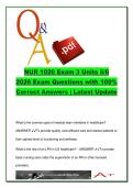 NUR 1020 Exam 3 Units 5&sol;6 &lpar;Healthcare Leadership & Policy&rpar; &ndash; OBRA&comma; ACA&comma; Delegation&comma; Workplace Violence &vert; 120 Questions and Answers