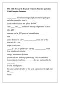 BSC 2086 Broward - Exam 2 Textbook Practice Questions With Complete Solutions