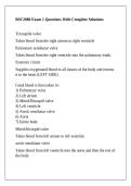BSC2086 Exam 1 Questions With Complete Solutions