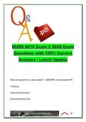 NURS 6015 EXAM COMPLETE PACKAGE DEAL