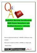 CERTIFIED PEDIATRIC NURSE EXAM COMPLETE PACKAGE DEAL