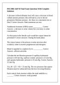 BSC2086 A&P II Final Exam Questions With Complete Solutions